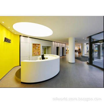 Acrylic Solid Surface Cash Register Reception Counter